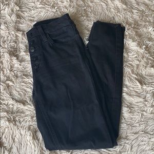 Black high waisted jeans